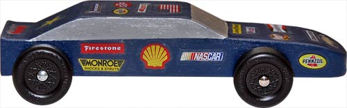 Pinewood Derby Car Decals