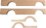 Fenders for Pinewood Derby Cars