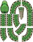 Green Snake Decal